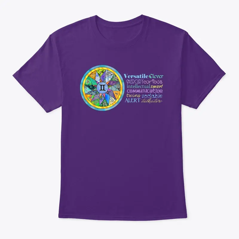 Gemini Astrology Mandala Shirt