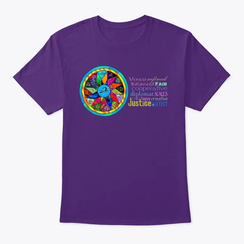 Libra Astrology Mandala Shirt