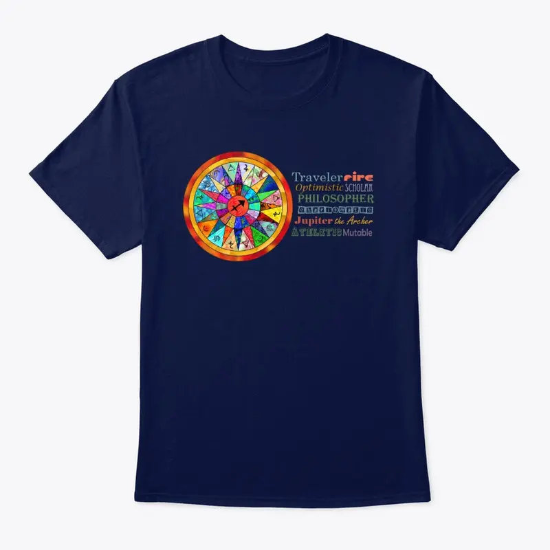 Sagittarius Astrology Mandala Shirt