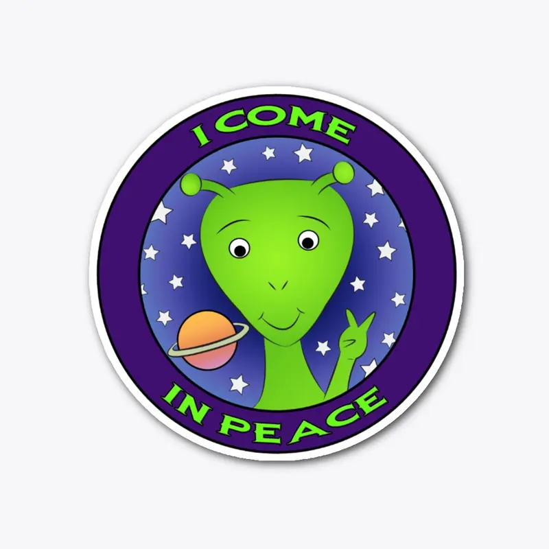 I Come in Peace  sign  Alien 