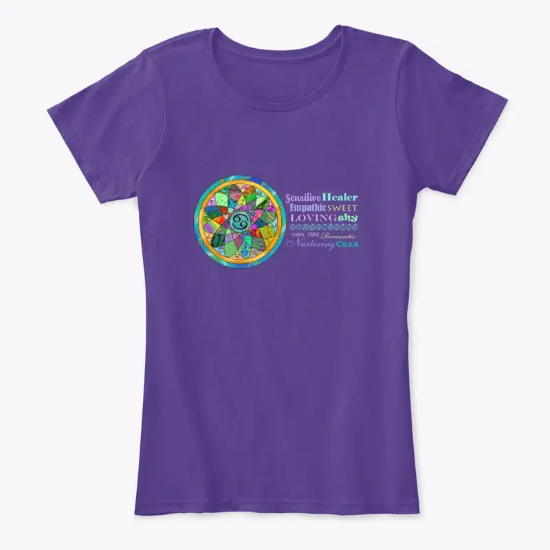 Cancer Astrology Mandala Shirt