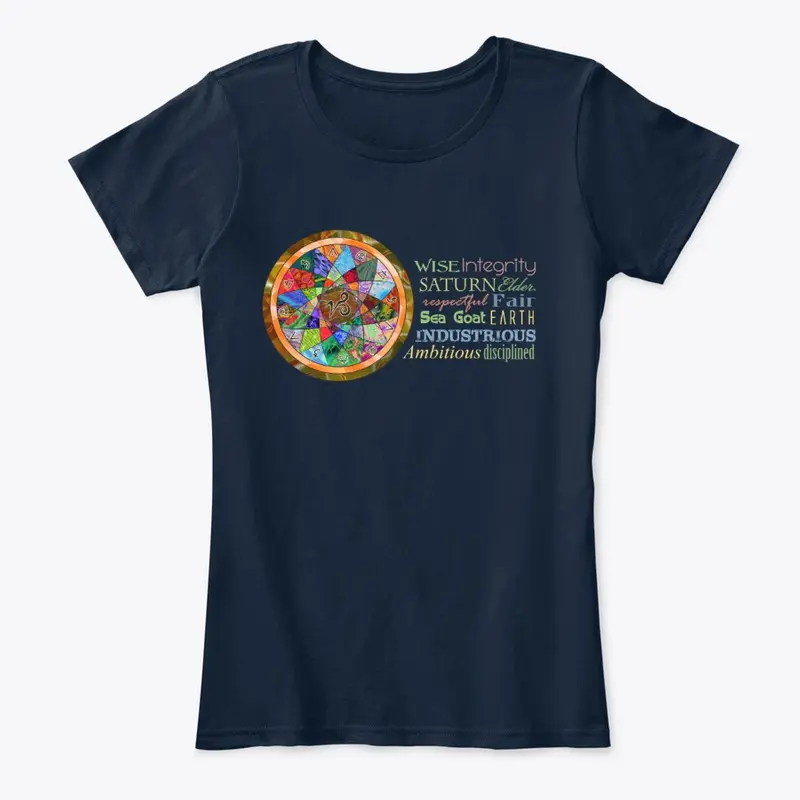 Capricorn Astrology Mandala Shirt