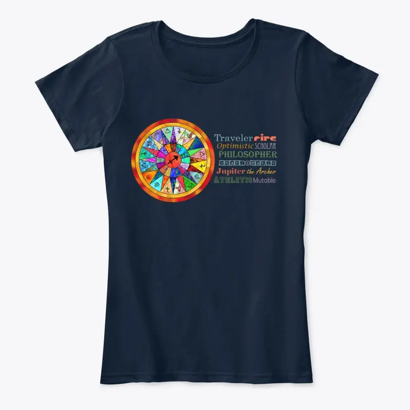 Sagittarius Astrology Mandala Shirt