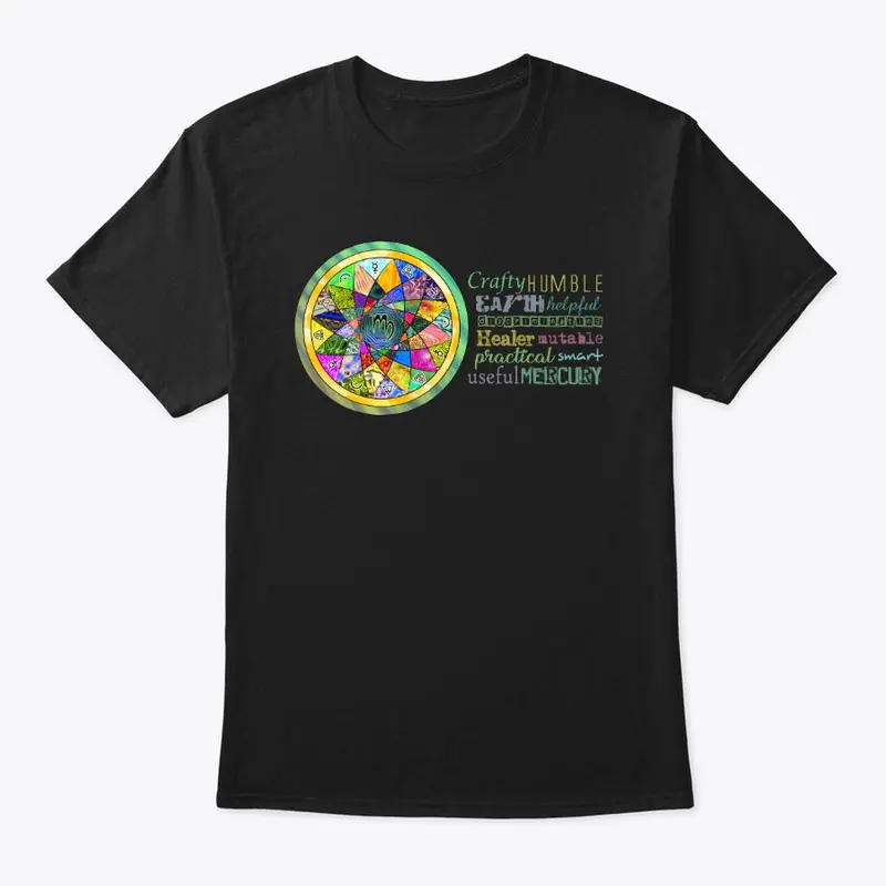 Virgo Astrology Mandala Shirt