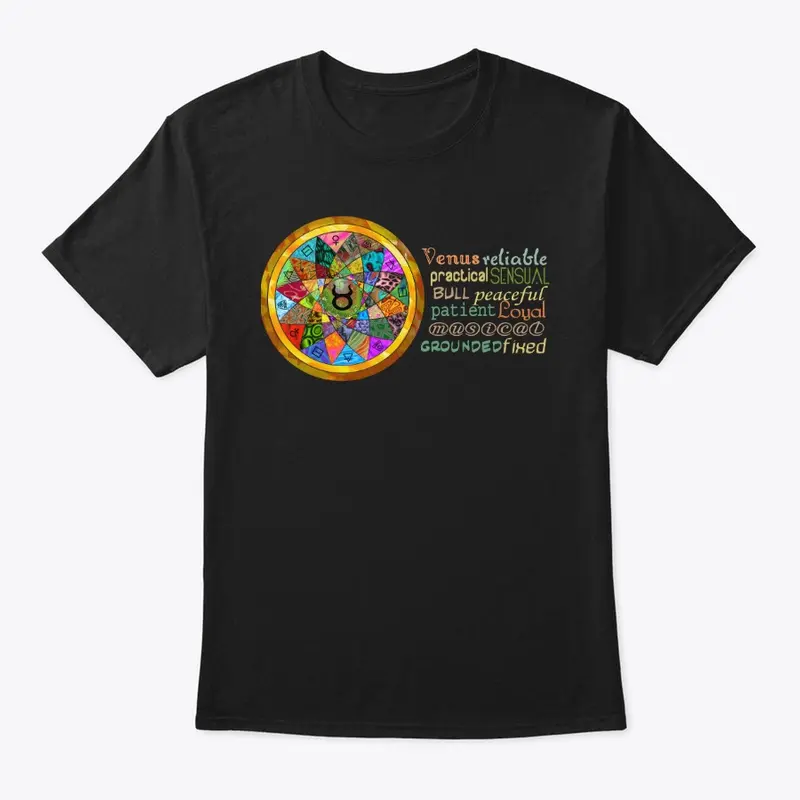 Taurus Astrology Mandala Shirt