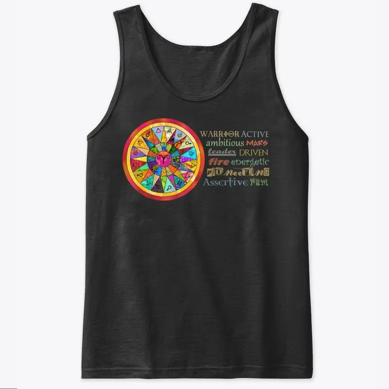 Aries Astrology Mandala Shirt