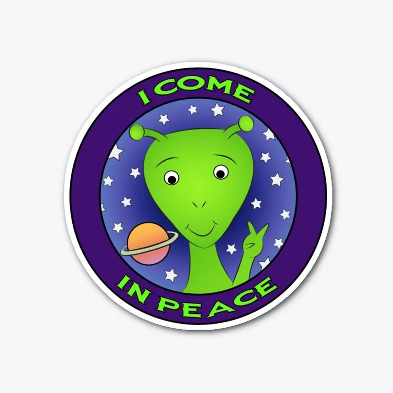 I Come in Peace  sign  Alien 